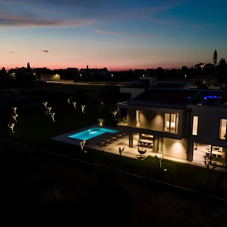 Arestea Near Pula With 35 M2 Heated Pool, Sea View, Wellness & Kids Playground