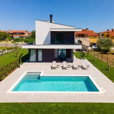 Villa Arestea Near Pula With Sea View, Wellness & Playground Vodnjan